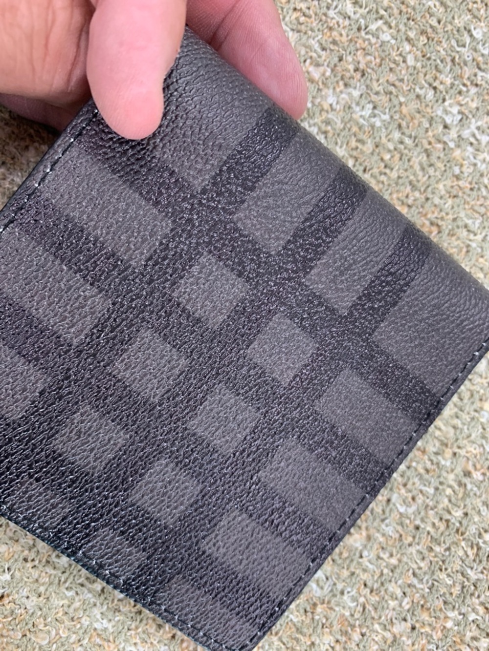 Coach Men's Black Plaid Bi-Fold Wallet - Picture 5 of 7